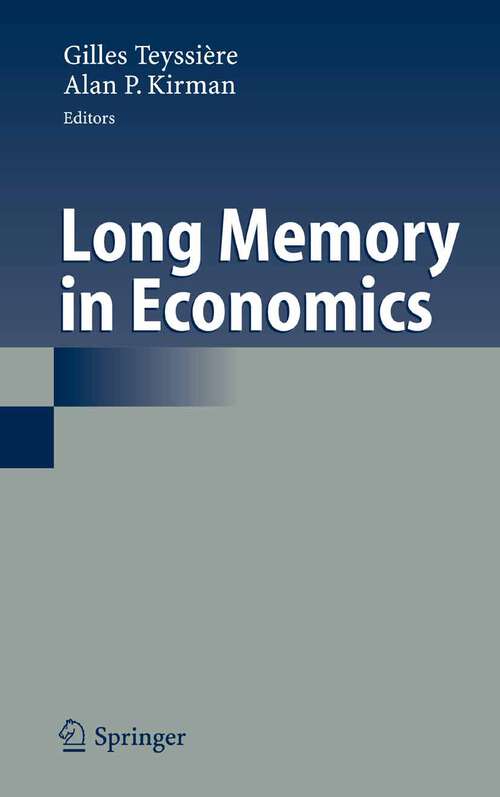 Book cover of Long Memory in Economics (2007)