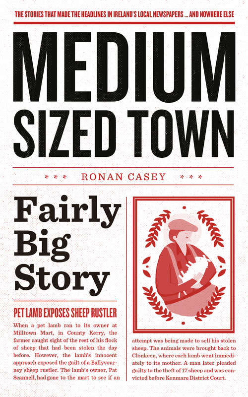 Book cover of Medium-Sized Town, Fairly Big Story – Hilarious Stories from Ireland: The stories that made the headlines in Ireland's local newspapers … and nowhere else