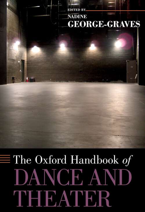 Book cover of The Oxford Handbook of Dance and Theater (Oxford Handbooks)