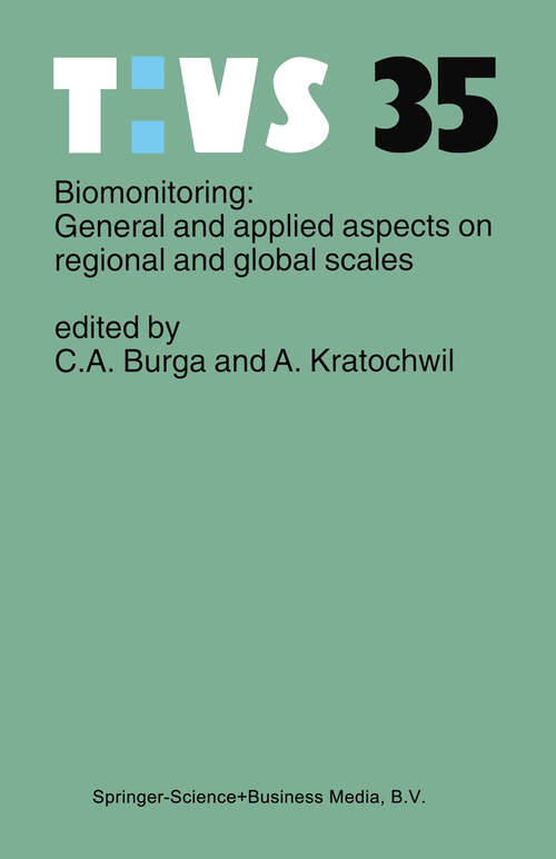 Book cover of Biomonitoring: General and Applied Aspects on Regional and Global Scales (2001) (Tasks for Vegetation Science #35)