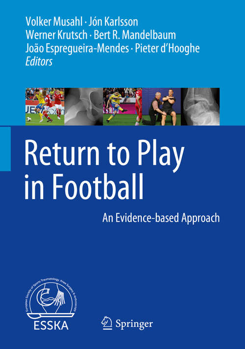 Book cover of Return to Play in Football: An Evidence-based Approach