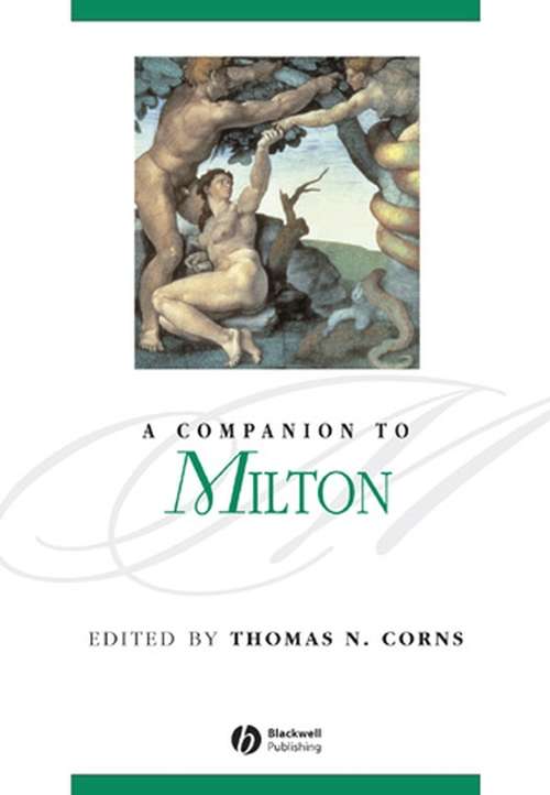 Book cover of A Companion to Milton (Blackwell Companions to Literature and Culture)