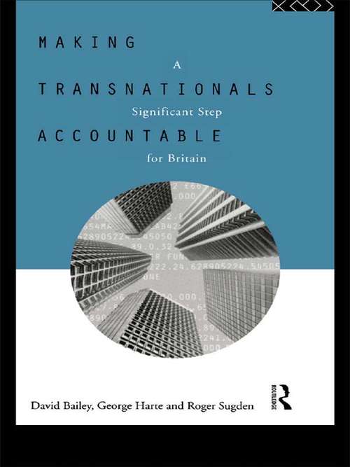 Book cover of Making Transnationals Accountable: A Significant Step for Britain