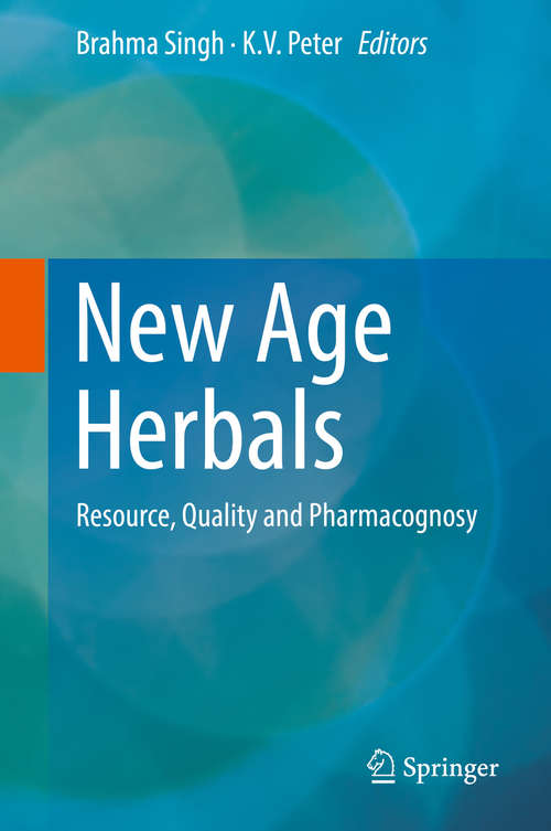Book cover of New Age Herbals: Resource, Quality and Pharmacognosy