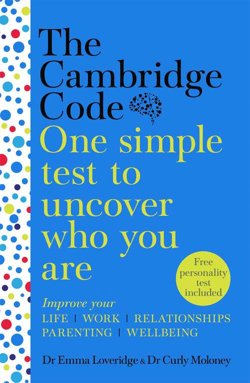 Book cover of The Cambridge Code: One Simple Test to Uncover Who You Are