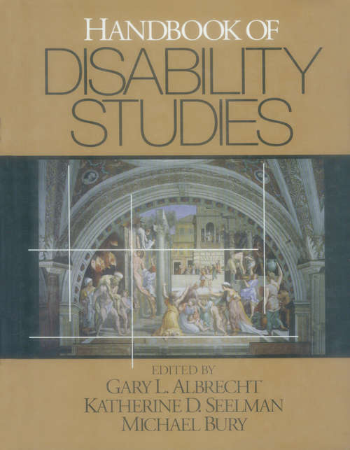 Book cover of Handbook of Disability Studies (PDF)