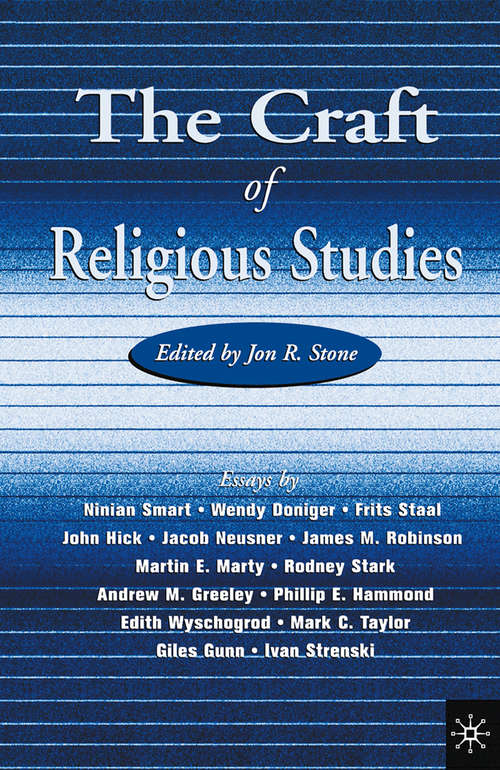 Book cover of The Craft of Religious Studies (1st ed. 2000)