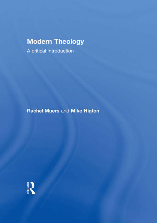 Book cover of Modern Theology: A Critical Introduction