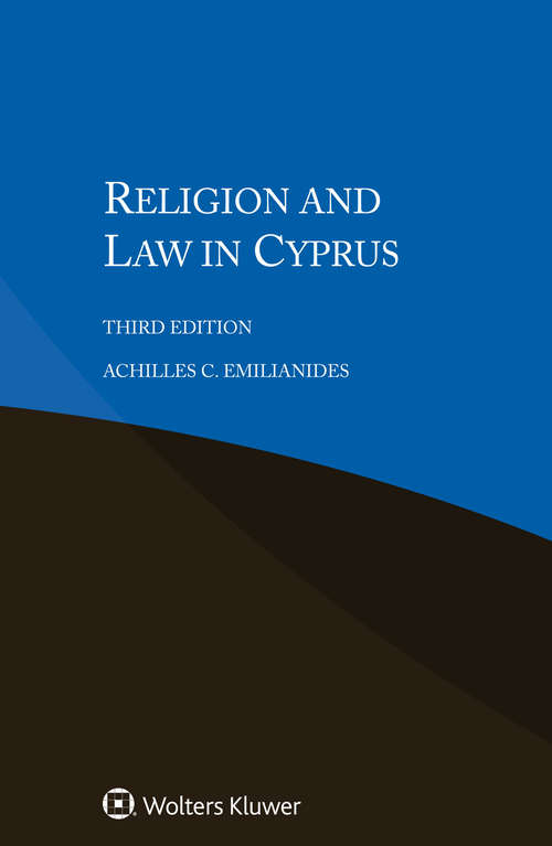 Book cover of Religion and Law in Cyprus (3)