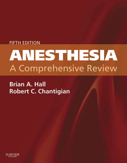 Book cover of Anesthesia: A Comprehensive Review (2)
