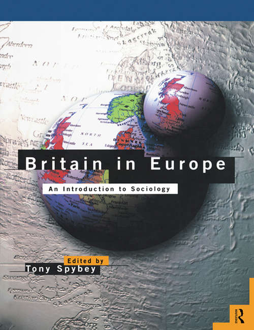 Book cover of Britain in Europe: An Introduction to Sociology
