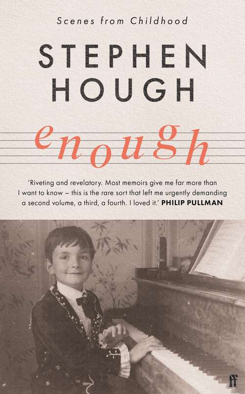 Book cover of Enough: Scenes from Childhood (Main)