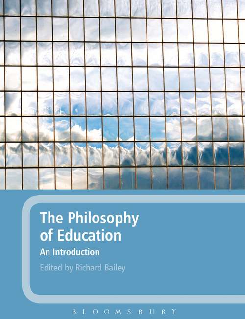 Book cover of The Philosophy of Education: An Introduction