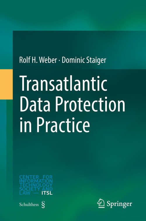Book cover of Transatlantic Data Protection in Practice