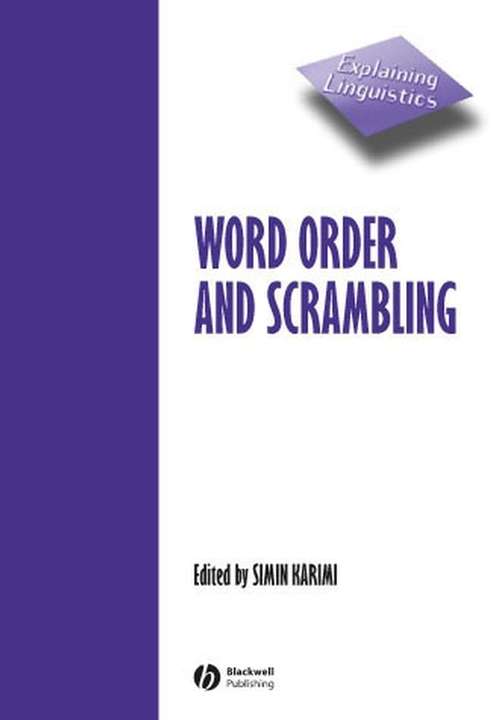 Book cover of Word Order and Scrambling (Explaining Linguistics #4)