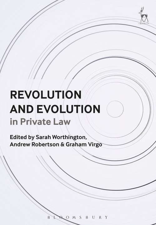 Book cover of Revolution and Evolution in Private Law