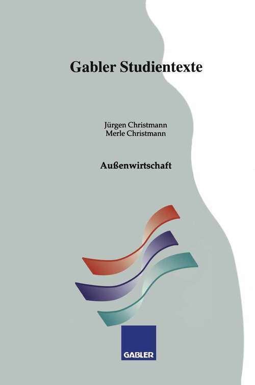Book cover of Außenwirtschaft (1994) (Gabler-Studientexte)