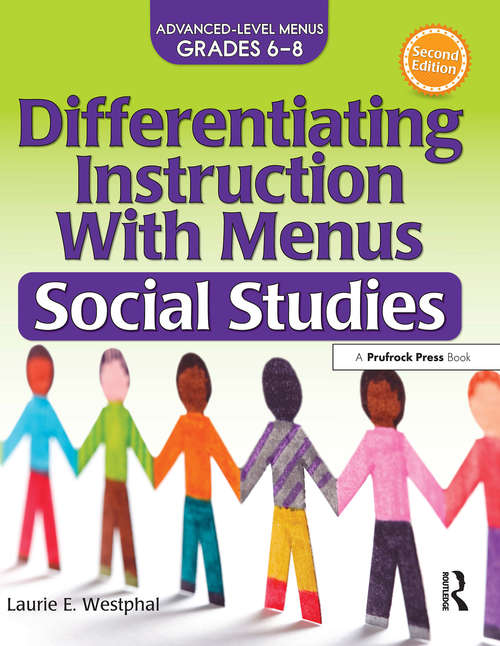Book cover of Differentiating Instruction With Menus: Social Studies (Grades 6-8) (2)