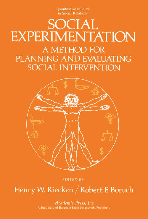 Book cover of Social Experimentation: a Method for Planning and Evaluating Social Intervention