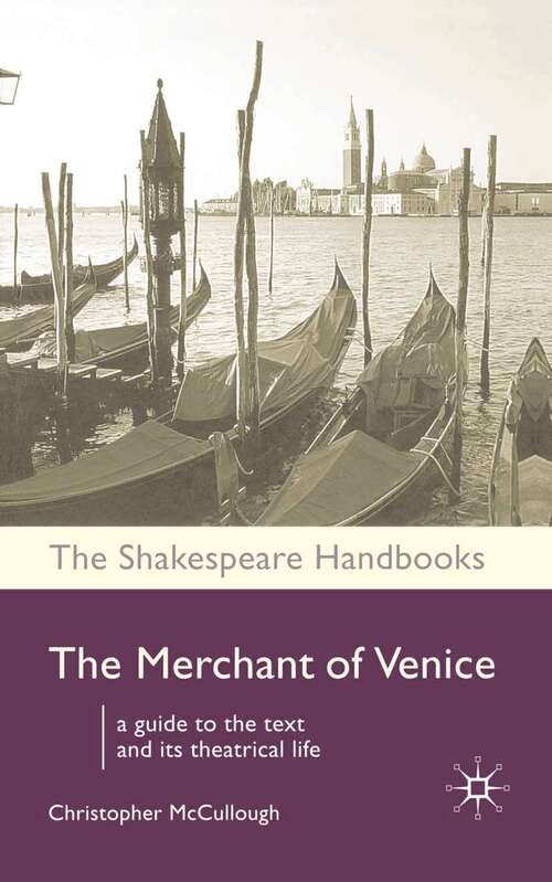 Book cover of The Merchant of Venice (Shakespeare Handbooks)