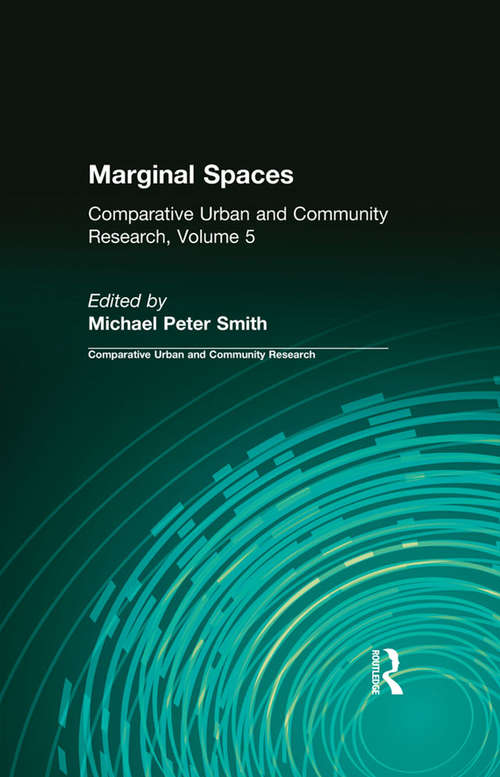 Book cover of Marginal Spaces: Ser Volume 5