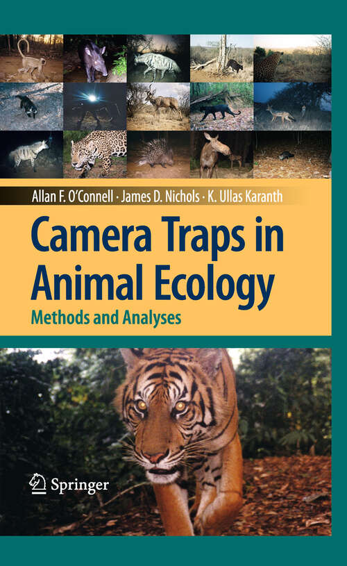 Book cover of Camera Traps in Animal Ecology: Methods and Analyses (2011)