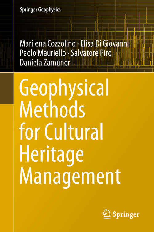 Book cover of Geophysical Methods for Cultural Heritage Management (Springer Geophysics)