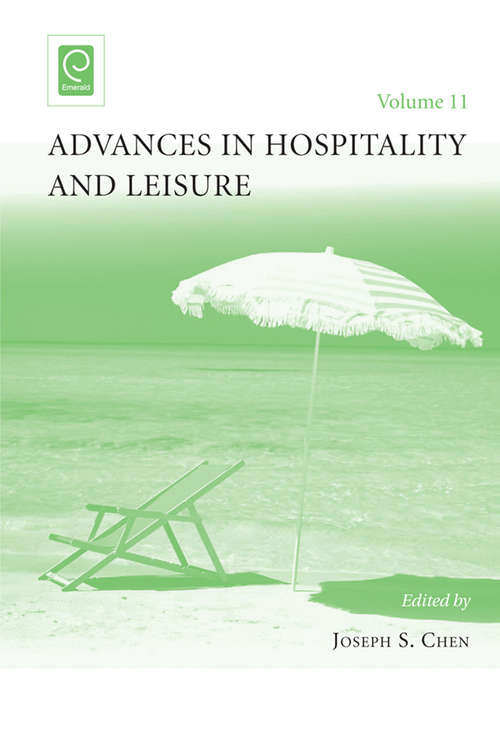 Book cover of Advances in Hospitality and Leisure (Advances in Hospitality and Leisure #11)