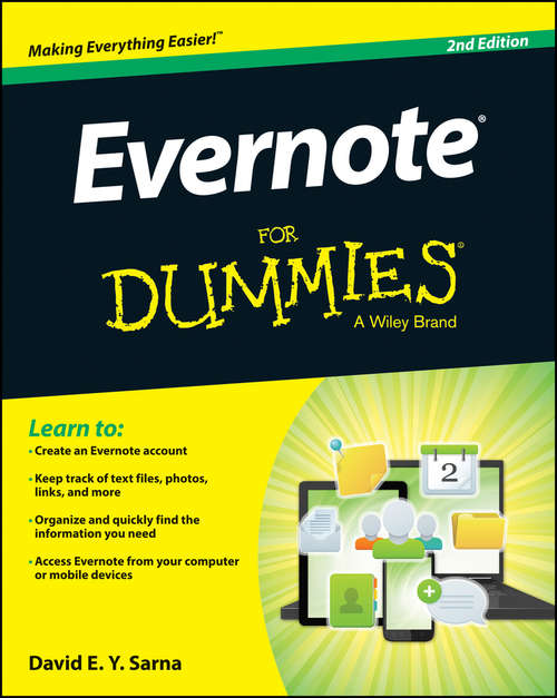 Book cover of Evernote For Dummies (2)