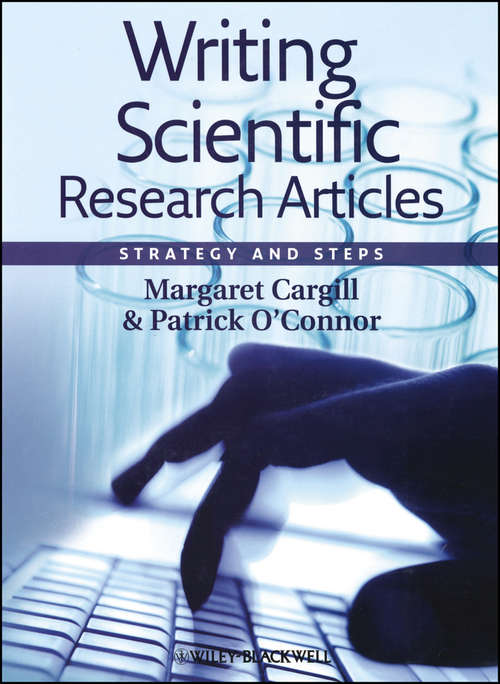 Book cover of Writing Scientific Research Articles: Strategy and Steps