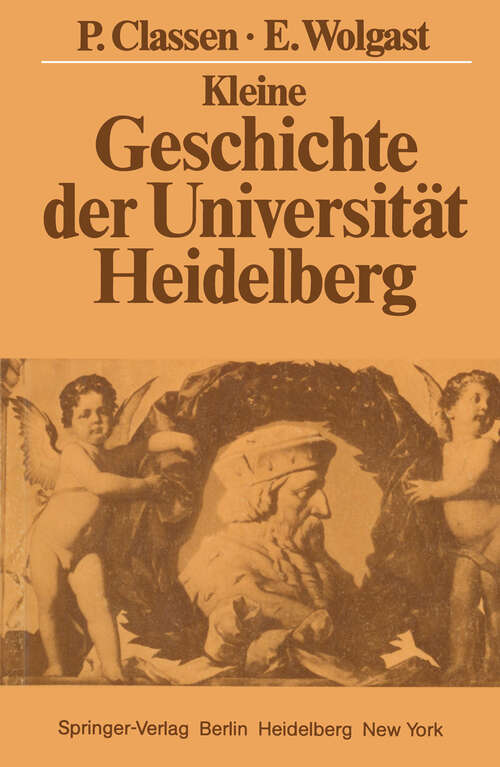 Book cover of Kleine Geschichte der Universität Heidelberg (1983)