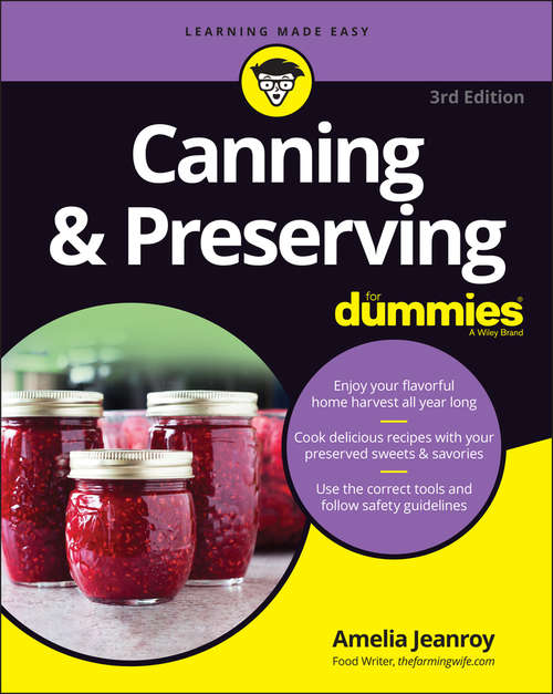 Book cover of Canning & Preserving For Dummies (3)