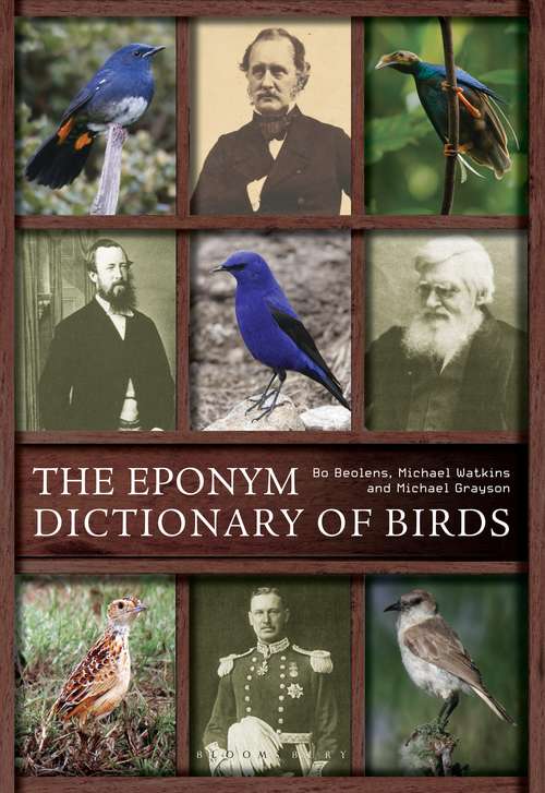 Book cover of The Eponym Dictionary of Birds