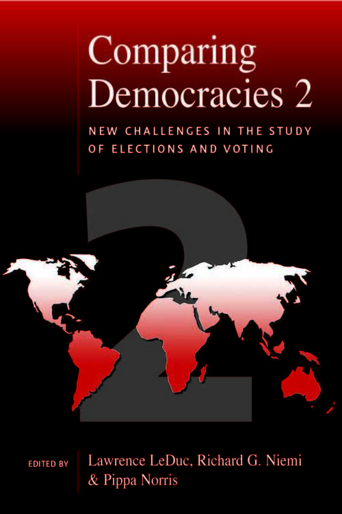 Book cover of Comparing Democracies 2: New Challenges in the Study of Elections and Voting