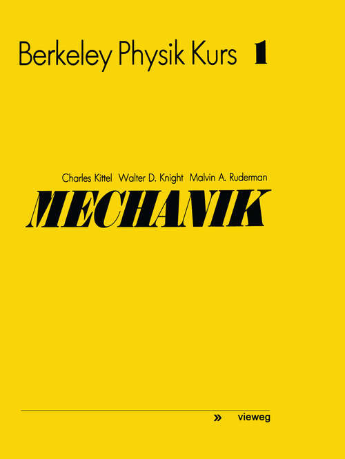 Book cover of Mechanik (1973)