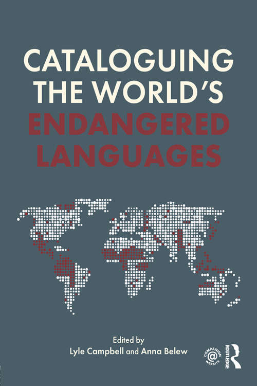 Book cover of Cataloguing the World's Endangered Languages