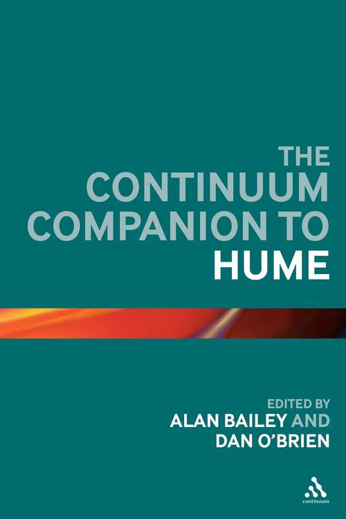 Book cover of The Continuum Companion to Hume (Bloomsbury Companions)
