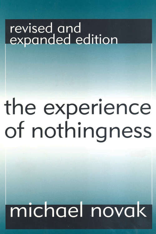 Book cover of The Experience of Nothingness