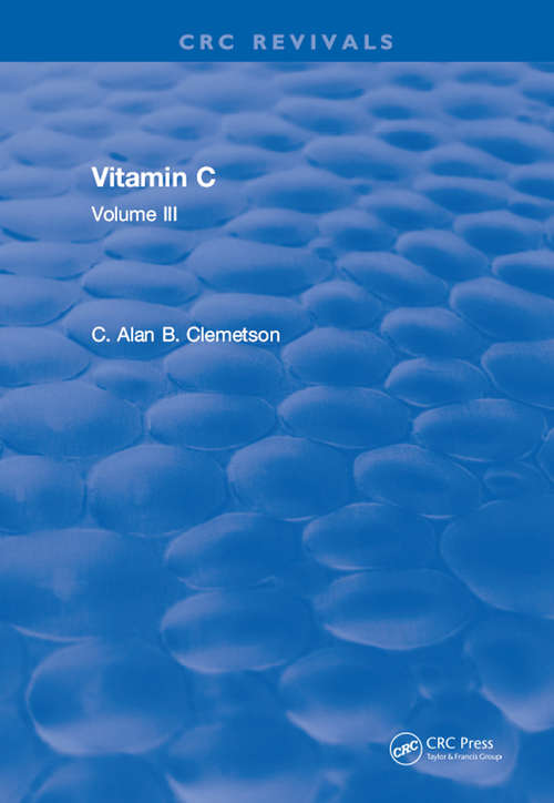Book cover of Vitamin C: Volume III