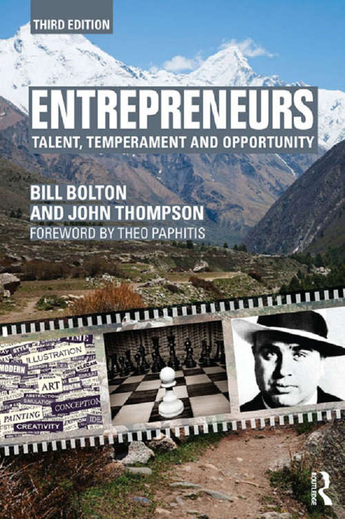 Book cover of Entrepreneurs: Talent, Temperament and Opportunity (3rd Edition)