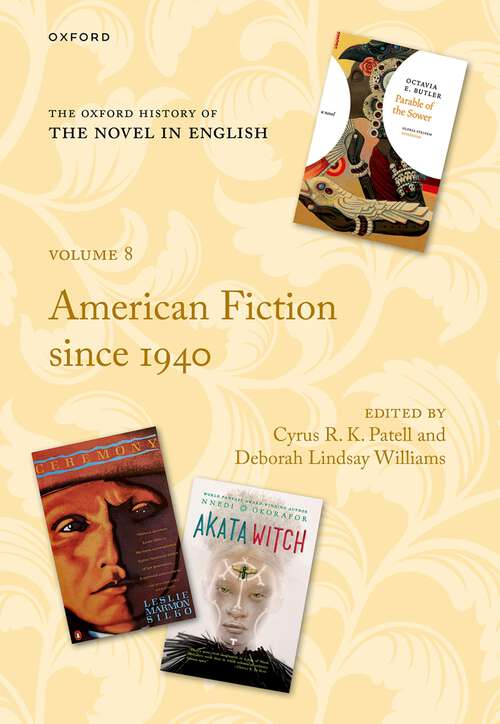 Book cover of The Oxford History of the Novel in English: Volume 8: American Fiction since 1940 (Oxford History of the Novel in English)