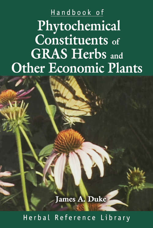 Book cover of Handbook of Phytochemical Constituent Grass, Herbs and Other Economic Plants: Herbal Reference Library (2)