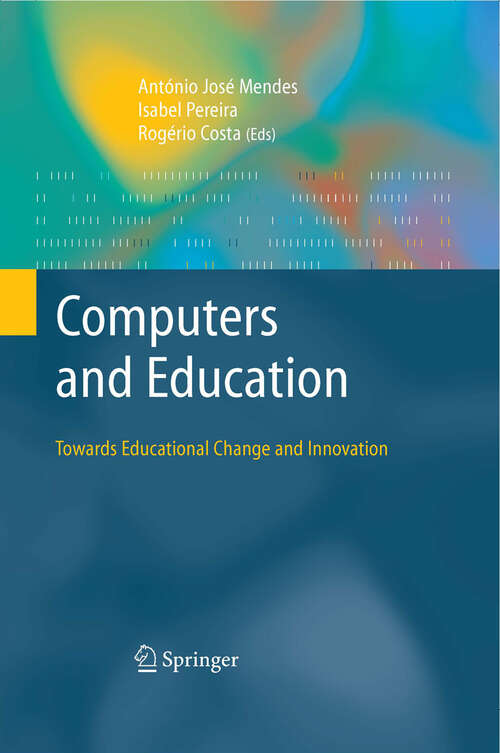Book cover of Computers and Education: Towards Educational Change and Innovation (2008)