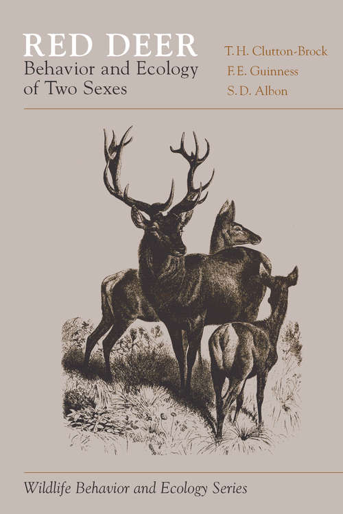 Book cover of Red Deer: Behavior and Ecology of Two Sexes (Wildlife Behavior and Ecology series)