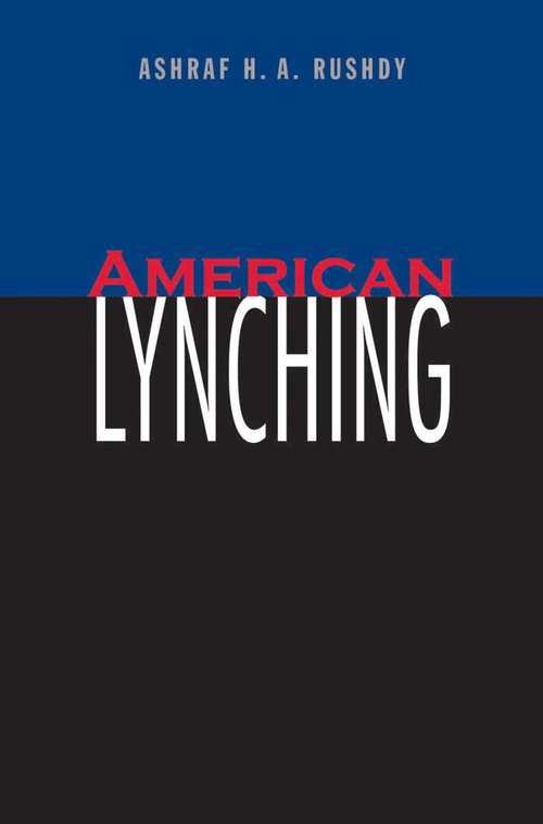 Book cover of American Lynching