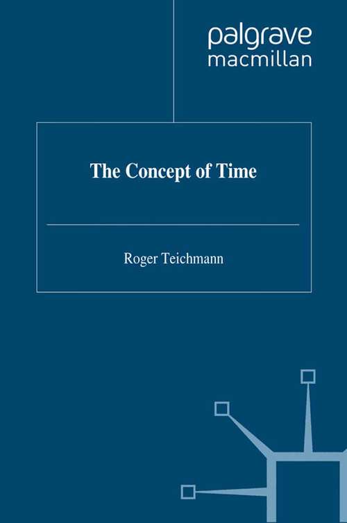 Book cover of Concept of Time (1995)