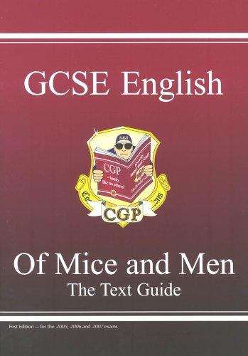 Book cover of GCSE English Text Guide - Of Mice & Men (PDF)