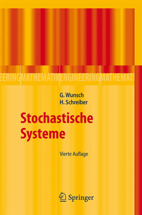 Book cover of Stochastische Systeme (4., neu bearb. Aufl. 2006)