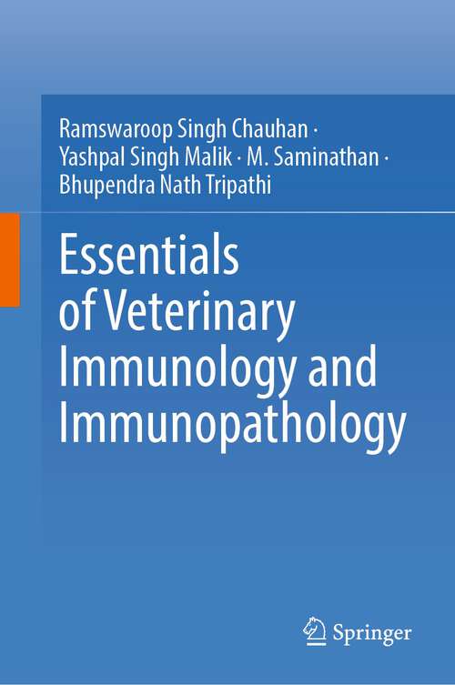 Book cover of Essentials of Veterinary Immunology and Immunopathology