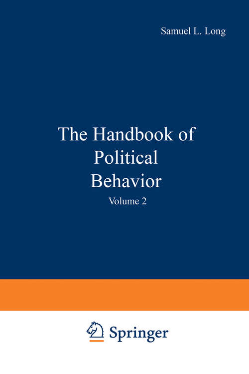 Book cover of The Handbook of Political Behavior: Volume 2 (1981)